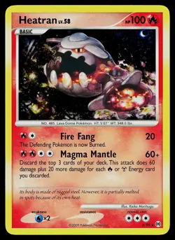 Pokemon Card - Heatran Arceus 3/99 Holo Rare - Image 1
