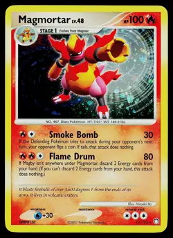 Pokemon Card - Magmortar Mysterious Treasures 12/123 Holo Rare - Image 1