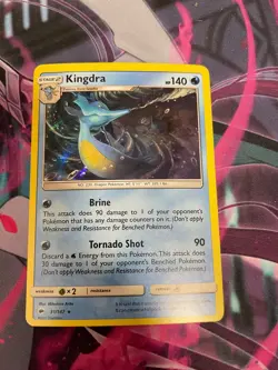 POKEMON - KINGDRA - 31/147 - HOLO RARE - BURNING SHADOWS - NM - Image 1