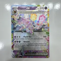 Espeon Ex 034/131 Pokemon Card TCG Prismatic Evolutions Holo NM - Image 1