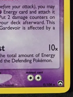 Pokemon TCG: EX Power Keepers - Gardevoir (9/108) Holo Rare NM - Image 4