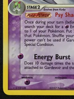 Pokemon TCG: EX Power Keepers - Gardevoir (9/108) Holo Rare NM - Image 5