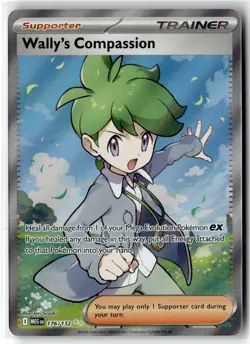 Wally's Compassion ⭐ 176/132 Holo Ultra Rare Mega Evolution 2025 Pokemon NM - Image 1