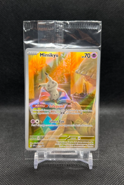 Pokemon TCG: Mimikyu SVP 075 Black Star Promo Holo English Sealed New - Image 1