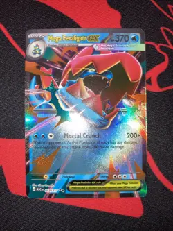 Mega Feraligatr ex 043/217 Double Rare Pokemon Ascended Heroes Holo English NM - Image 2