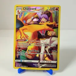 Charizard TG03/TG30 Lost Origin Pokemon TCG Trainer Gallery Holo Leon Stage 2 - Image 1