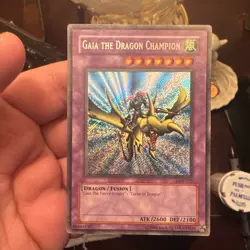 Gaia the Dragon Champion LOB-125 the Legend of Blue Eyes White Dragon Unlimited - Image 1