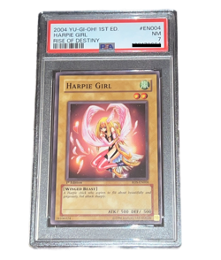 Yu-Gi-Oh! Harpie Girl - PSA 7 - 2004 1st Edition Rise of Destiny / RDS - ENG - Image 1
