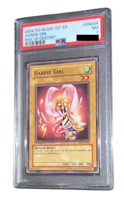Yu-Gi-Oh! Harpie Girl - PSA 7 - 2004 1st Edition Rise of Destiny / RDS - ENG - Image 2