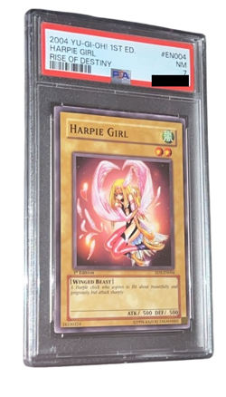 Yu-Gi-Oh! Harpie Girl - PSA 7 - 2004 1st Edition Rise of Destiny / RDS - ENG - Image 3
