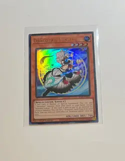 Yu-Gi-Oh! Dracotail Lukias #JUSH-EN001 Ultra Rare 1st Edition (NM) - Image 1