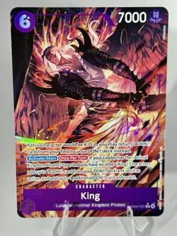 King Alt Art EB04-031 One Piece TCG English IN-HAND - Image 1