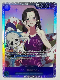Boa Hancock OP01-078 One Piece TCG English SR Super Rare Foil - Image 1