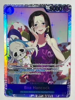 Boa Hancock OP01-078 One Piece TCG English SR Super Rare Foil - Image 1