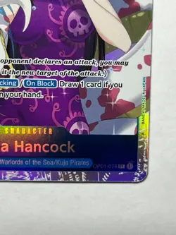 Boa Hancock OP01-078 One Piece TCG English SR Super Rare Foil - Image 5