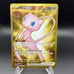 Mew ex 205/165 Scarlet & Violet 151 Gold Hyper Rare Pokemon TCG NM - Image 1