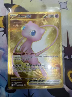 Mew ex 205/165 Scarlet & Violet 151 Gold Hyper Rare Pokemon TCG NM - Image 1