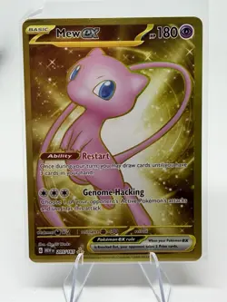 Mew ex 205/165 Scarlet & Violet 151 Gold Hyper Rare Pokemon TCG NM - Image 1