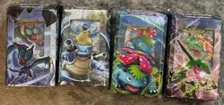 4 Pokemon TCG Battle V Decks Lot Factory Sealed Venusaur Blastoise Rayquaza Noiv - Image 1