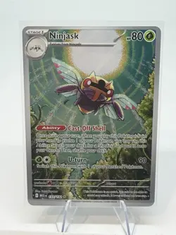 Ninjask - 137/132 - Illustration Rare - Mega Evolutions - Pokemon Card - NM/M - Image 1