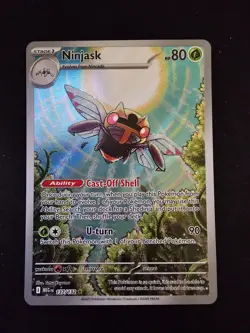 Ninjask - 137/132 - Illustration Rare - Mega Evolutions - Pokemon Card - NM/M - Image 1