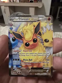 Flareon EX (Full Art) RC28/RC32 MP/DMG - Pokemon Generations: Radiant Collection - Image 1
