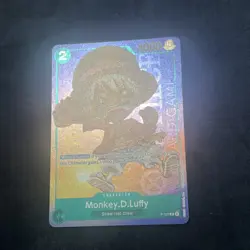 One Piece Monkey D. Luffy P-037 Promo Card TCG 1st Anniversary Stamped FOIL #1 - Image 3