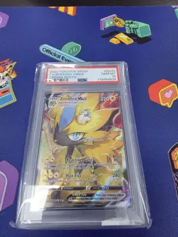 PSA 10 Gem Mint Full Art Holo Zeraora VMax #GG42/GG70 Crown Zenith 2023 - Image 1
