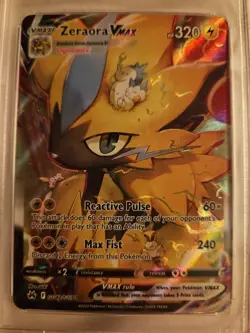 Pokemon SWSH FA/ZERAORA VMAX #GG42 CROWN ZENITH PSA GEM MINT 10 - Image 3