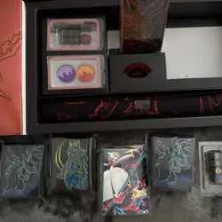Pokemon Containers, Stickers, Coins, Playmat, Small Card Binder, Etc - Image 2