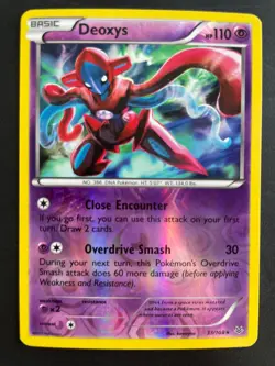 Deoxys 33/108 Roaring Skies Reverse Holo Rare Pokemon Card LP - Image 1
