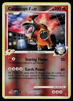 Pokemon Card - Camerupt G Supreme Victors 19/147 Reverse Holo Rare - Image 1