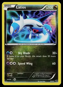 Pokemon Card - Latios Dragon Vault 10/20 Holo Rare - Image 1