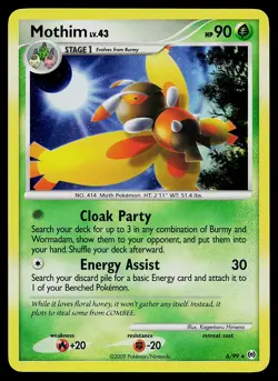 Pokemon Card - Mothim Arceus 6/99 Holo Rare - Image 1