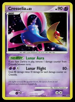 Pokemon Card - Cresselia Diamond and Pearl Holo DP51 Promo - Image 1