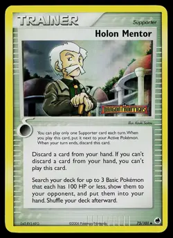 Pokemon Card - Holon Mentor Dragon Frontiers 75/101 Reverse Holo Stamped - Image 1
