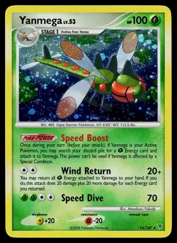 Pokemon Card - Yanmega Supreme Victors 14/147 Holo Rare - Image 1