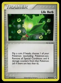 Pokemon Card - Life Herb Hidden Legends 90/101 Reverse Holo - Image 1
