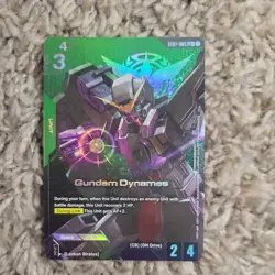 Gundam Dynames ST07-005 LR+ Textured Foil Gundam Card Game NM/M - Image 1