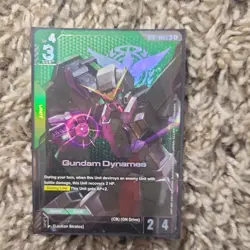 Gundam Dynames ST07-005 LR+ Textured Foil Gundam Card Game NM/M - Image 3