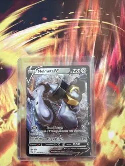 Pokemon TCG Melmetal v Holo Ultra Rare Card Pokemon Go 047/078 - Image 1