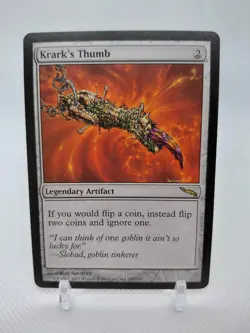 Krark's Thumb Mirrodin MTG Magic the Gathering NM - Image 1