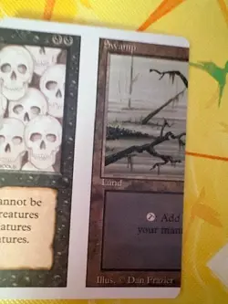 NFC Miscut Revised Swamp Magic the Gathering - Image 1