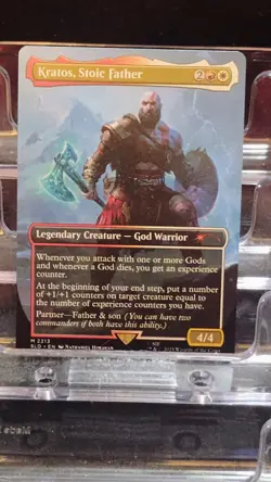 Kratos, Stoic Father Secret Lair Drop Regular Near Mint NM - Image 1