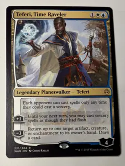 Teferi, Time Raveler - War of the Sparkl- Reg M/NM mtg Magic The Gathering - Image 1