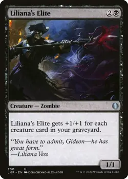 Liliana's Elite 250 JMP MTG Creature Zombie Uncommon 2020 Alexander NM EN Black - Image 1