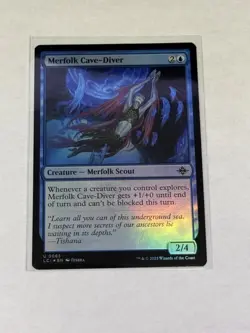 Merfolk Cave-Diver The Lost Caverns of Ixalan Foil #65 MTG - Image 1