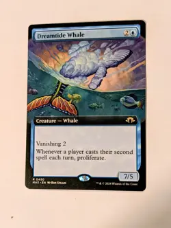 Dreamtide Whale Extended Art NM/M MH3 Magic the Gathering MTG Modern Horizons 3 - Image 1