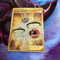 Energy Switch 212/195 Gold Secret Rare Silver Tempest - Pokemon TCG - Image 1