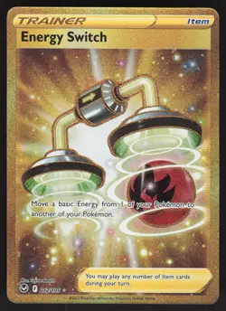 Energy Switch 212/195 Secret Rare Pokemon TCG Silver Tempest NM - Image 1